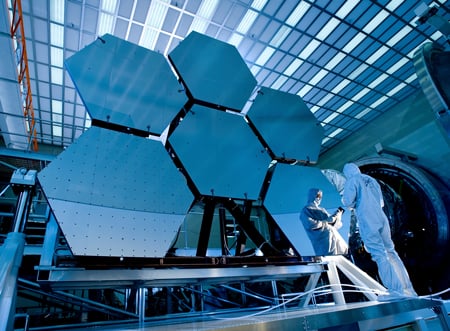 James Webb Telescope mirrors