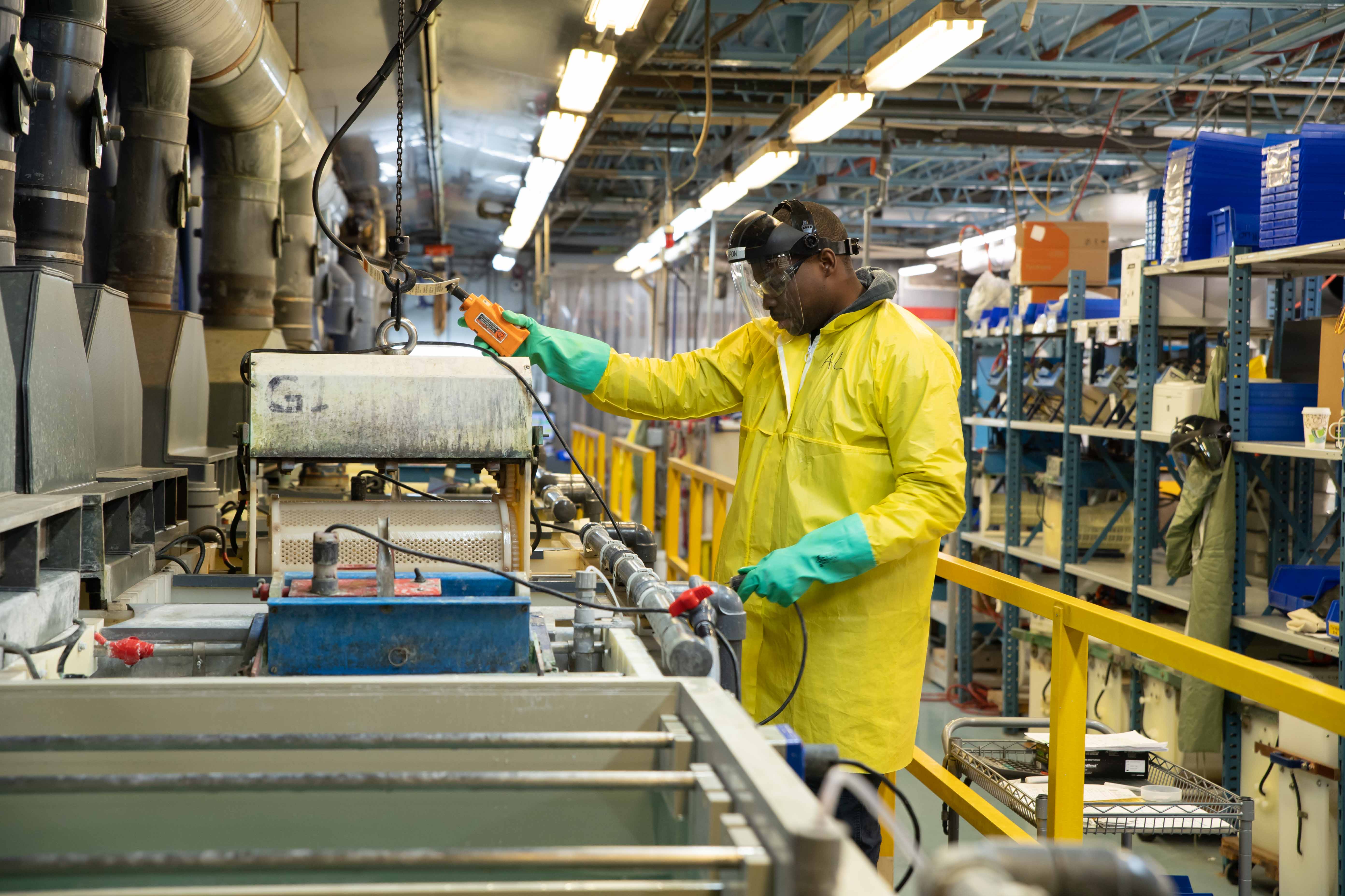 Materion employee in Buffalo